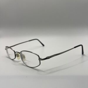 Randolph Engineering Silver RE Vista Pewter Eyeglass Frames Italy 51-21-145 mm